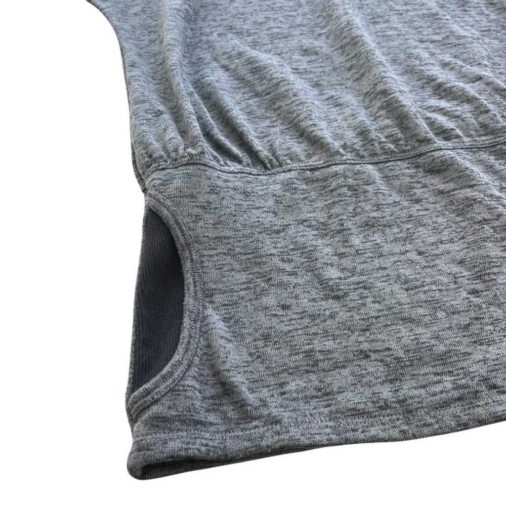 Athleta Womens S Charcoal Heather Batwing and Robin Cowl Neck Sweatshirt #918996 - Picture 8 of 14